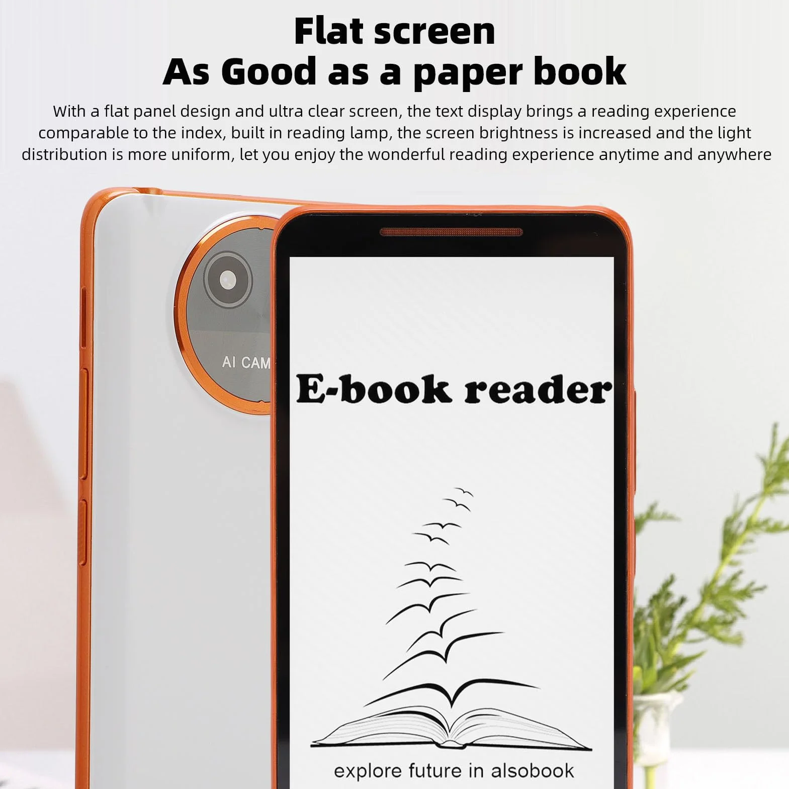 Lector de Libros 5.7" Tableta de Escritura a Mano, Almacenamiento 1GB+8GB, Android 8.1, Lector PDF Portable