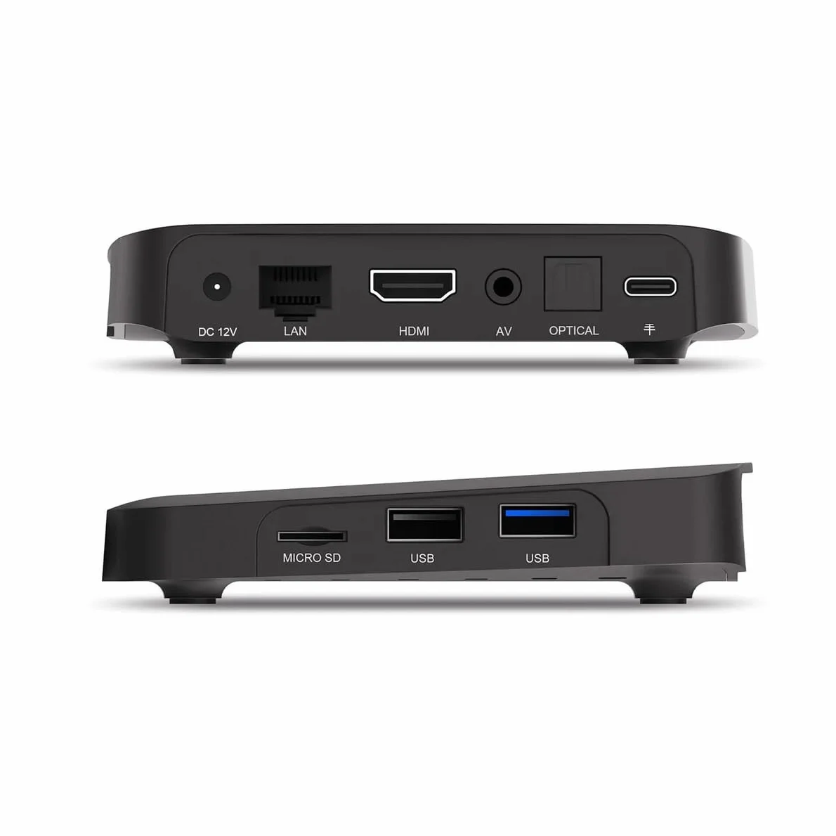 YOUIN EN1060K Receptor Android TV 4K UHD DVB-T2 HDMI WiFi Bluetooth 2GB RAM 8GB ROM Chromecast Mando Voz Guía EPG Grabación USB-C