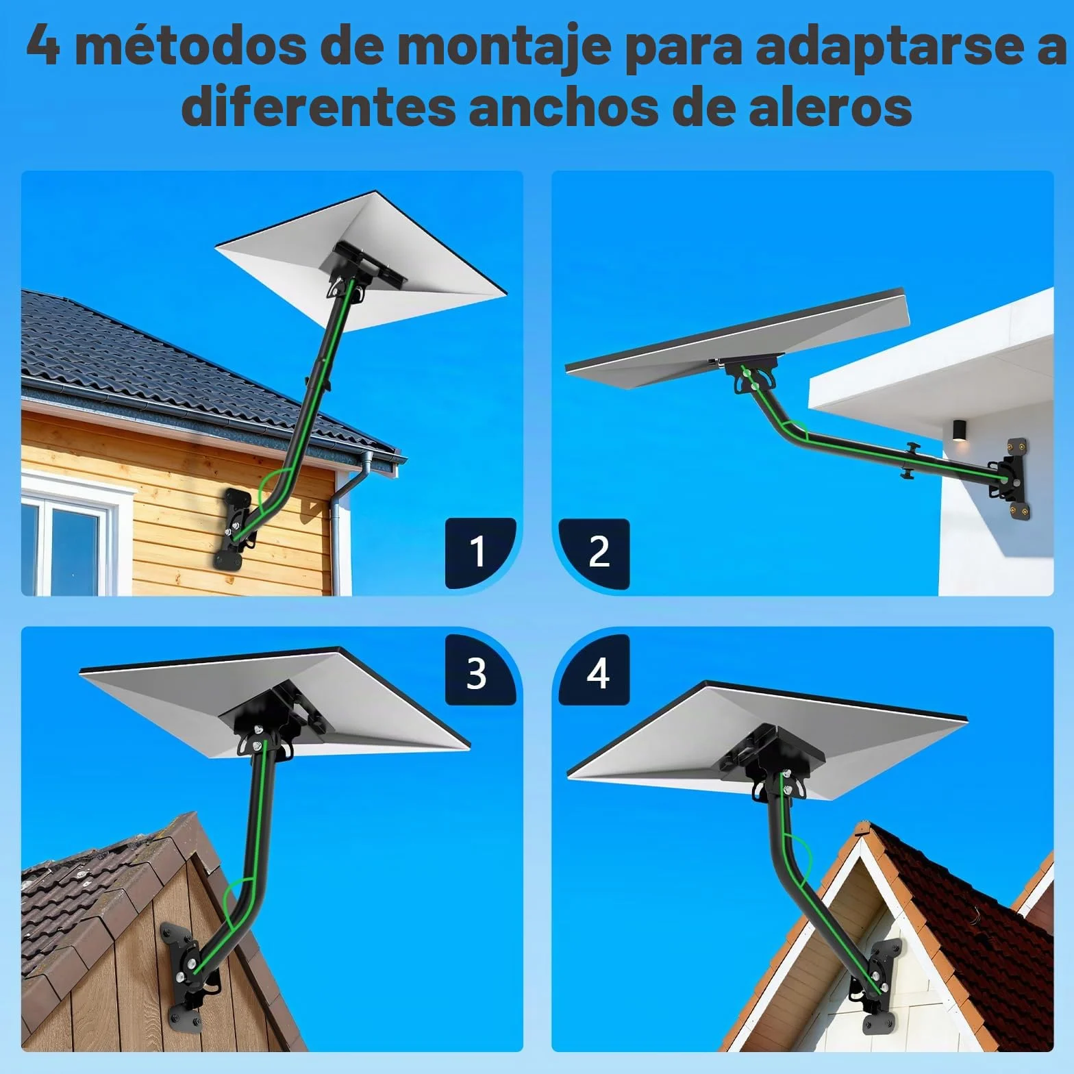 Compatible con Starlink Gen 3 Soporte de Pared Ajustable 360° con Adaptador de Tubo Gen3 para Gen3 Star Link Internet Kit satélite