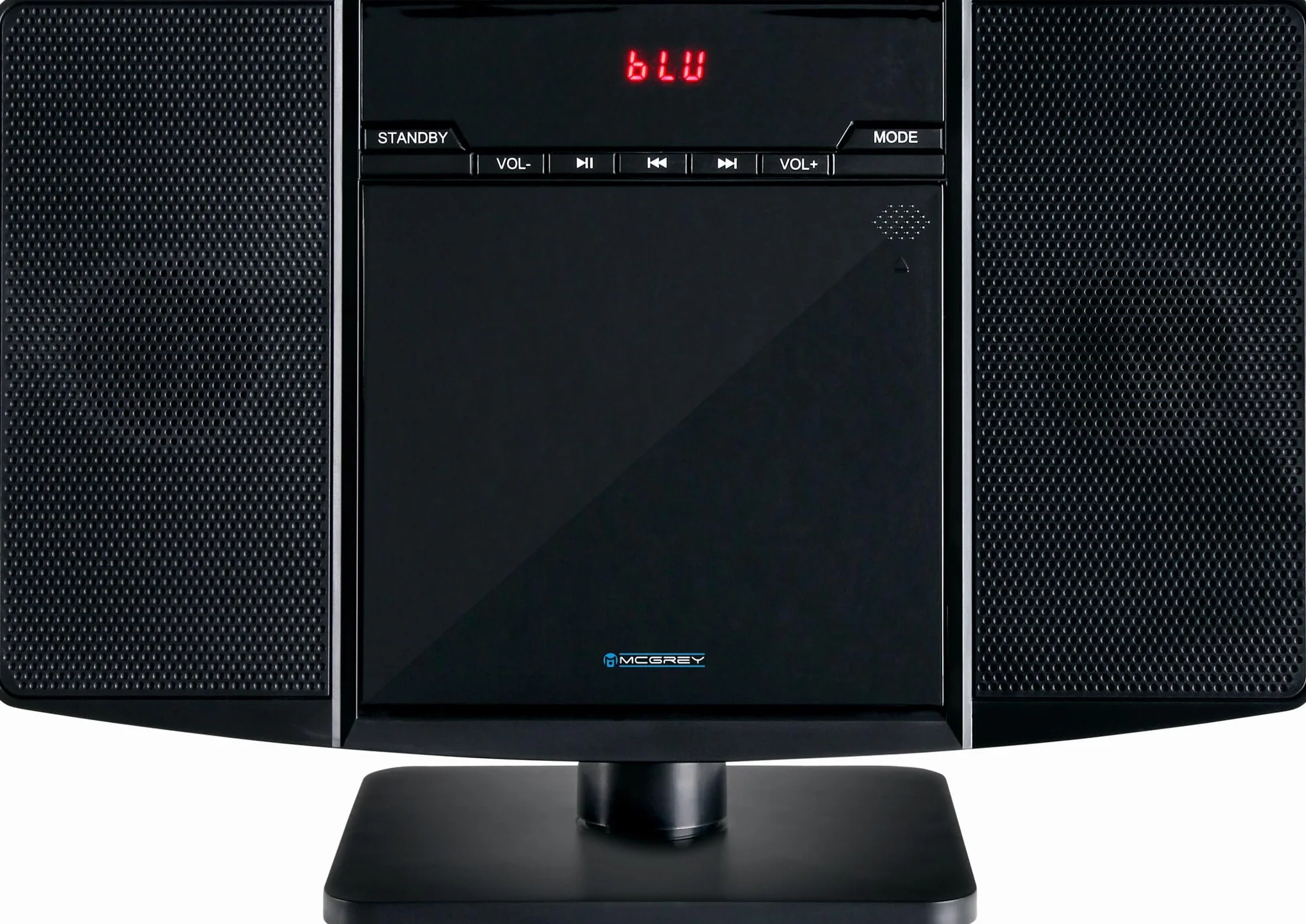Equipo de Música Vertical MCD-60 (Reproductor CD/MP3, USB, Bluetooth, Entrada Aux, Montaje de Pie o Pared, Incluye Mando a Distancia) Negro