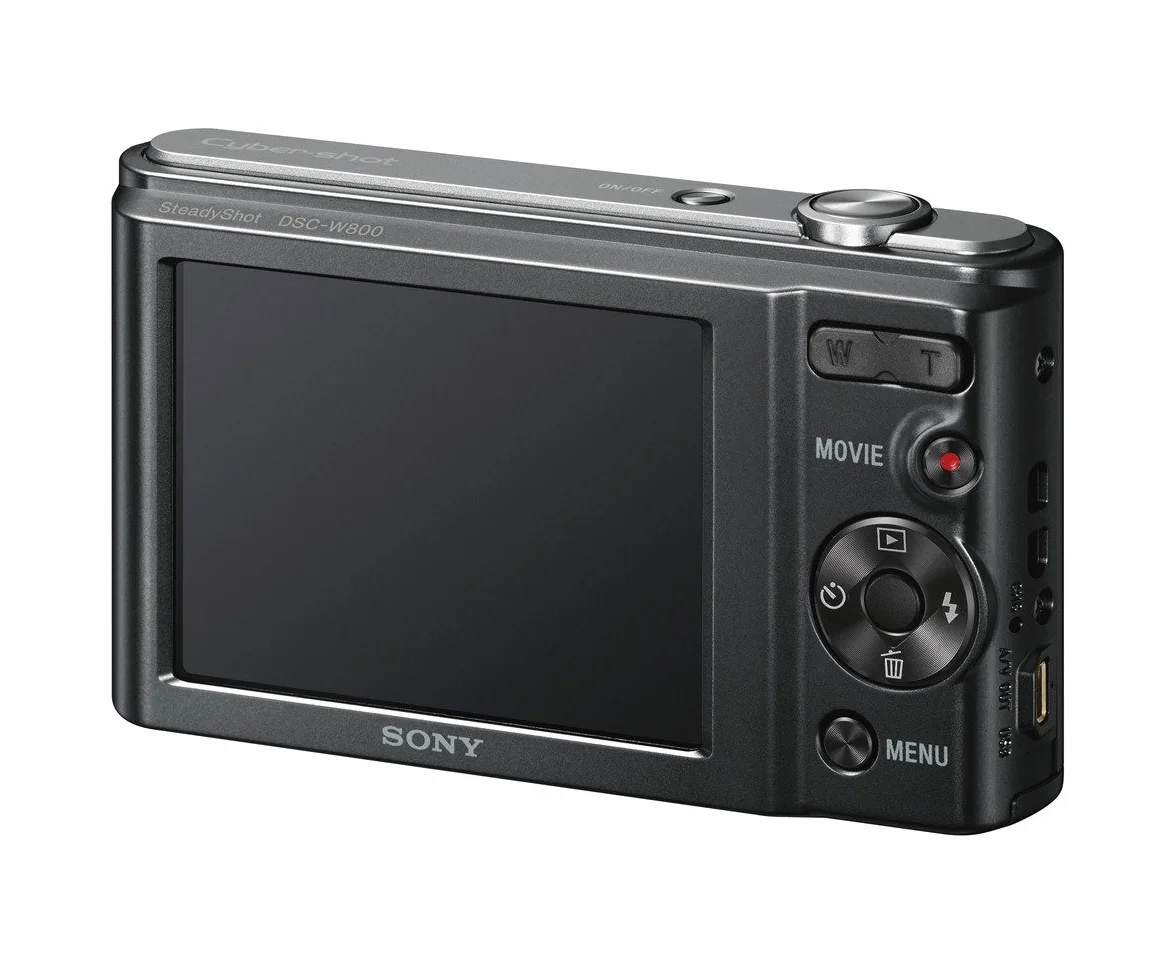 Sony DSCW800B.CEH Cámara compacta Digital 20,1 MP Zoom 5X LCD 2,7 720p HD Lente G 26 mm Negra