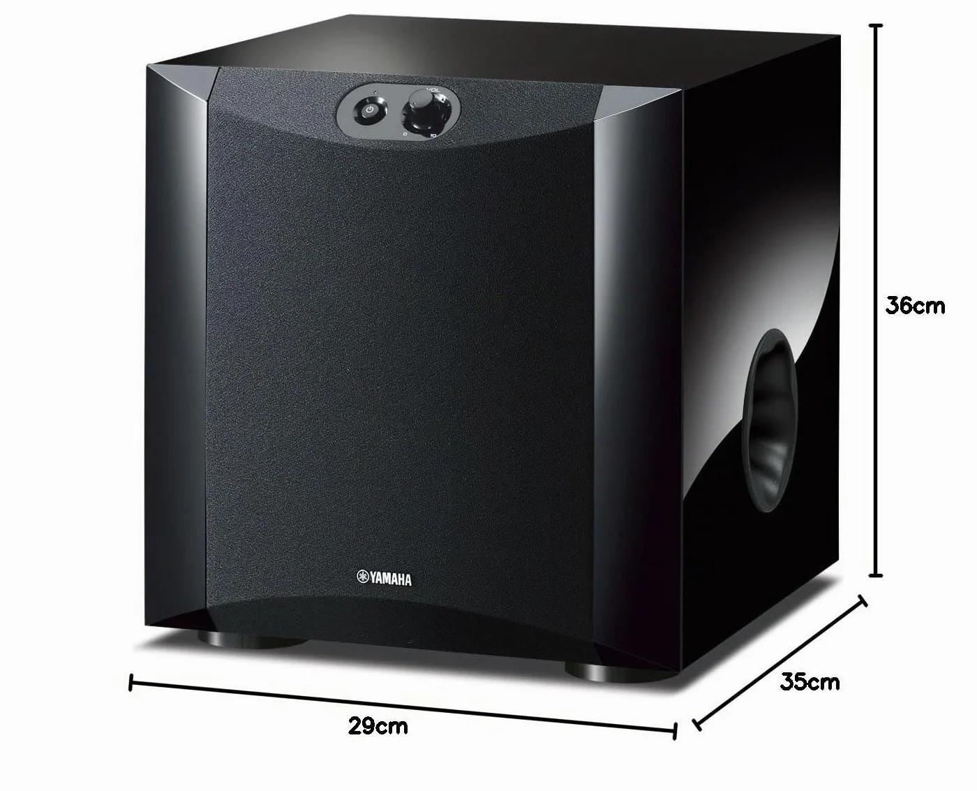 Yamaha NS-SW200 - Subwoofer de 130 W, negro [importado]